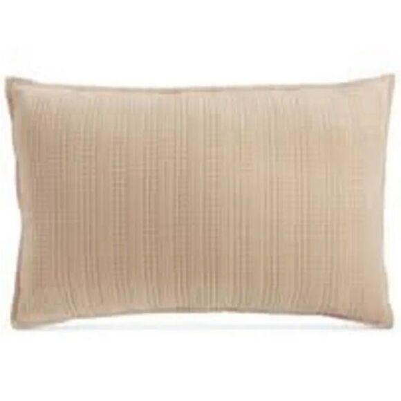 Oake Home Contrast Stitch
Decorative Pillow, Cream,
16"×24" - Picture 1 of 4